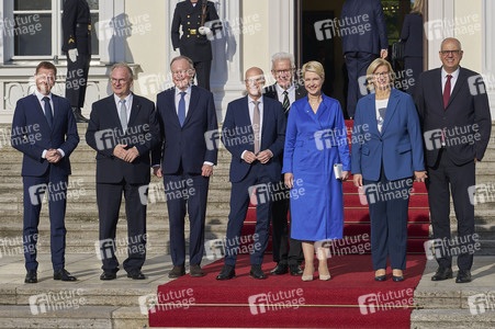 Begrüßung des amerikanischen Präsidenten Joe Biden im Schloss Bellevue in Berlin