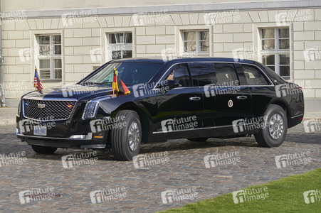 Begrüßung des amerikanischen Präsidenten Joe Biden im Schloss Bellevue in Berlin