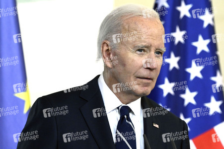 Empfang des amerikanischen Präsidenten Joe Biden im Bundeskanzleramt in Berlin