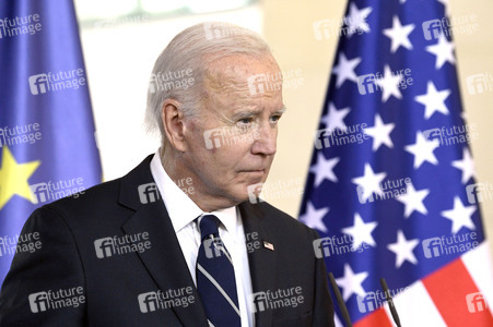 Empfang des amerikanischen Präsidenten Joe Biden im Bundeskanzleramt in Berlin