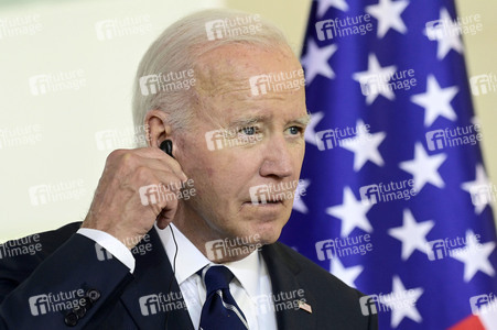 Empfang des amerikanischen Präsidenten Joe Biden im Bundeskanzleramt in Berlin