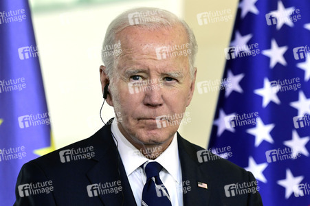 Empfang des amerikanischen Präsidenten Joe Biden im Bundeskanzleramt in Berlin