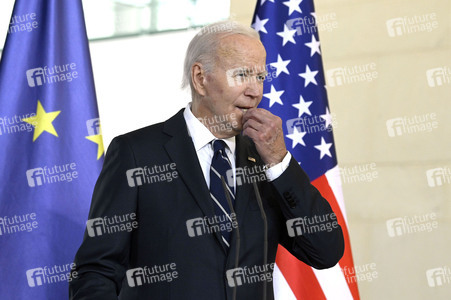 Empfang des amerikanischen Präsidenten Joe Biden im Bundeskanzleramt in Berlin