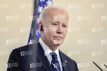 Empfang des amerikanischen Präsidenten Joe Biden im Bundeskanzleramt in Berlin