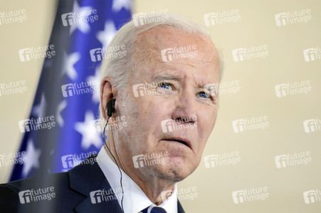 Empfang des amerikanischen Präsidenten Joe Biden im Bundeskanzleramt in Berlin