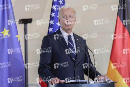 Empfang des amerikanischen Präsidenten Joe Biden im Bundeskanzleramt in Berlin