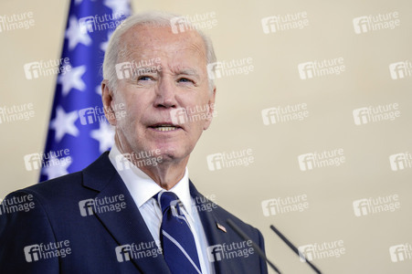 Empfang des amerikanischen Präsidenten Joe Biden im Bundeskanzleramt in Berlin