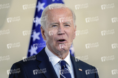 Empfang des amerikanischen Präsidenten Joe Biden im Bundeskanzleramt in Berlin