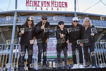 Medientermin mit den Scorpions in Hannover