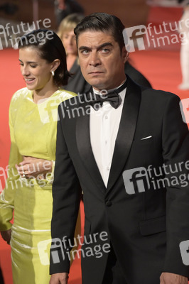 Riccardo Scamarcio und Benedetta Porcaroli auf dem Internationalen Filmfestival Rom 2024