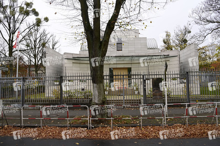 Protestaktion vor der Botschaft der Islamischen Republik Iran in Berlin