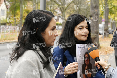 Protestaktion vor der Botschaft der Islamischen Republik Iran in Berlin