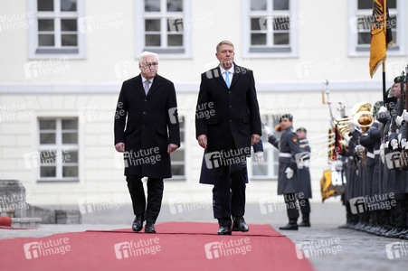 Begrüßung des Präsidenten von Rumänien in Berlin