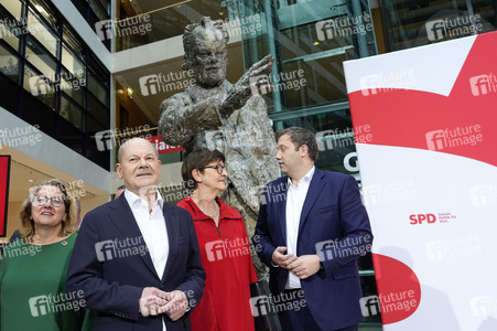 Pressekonferenz der SPD nach den Gremiensitzungen in Berlin