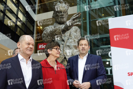 Pressekonferenz der SPD nach den Gremiensitzungen in Berlin