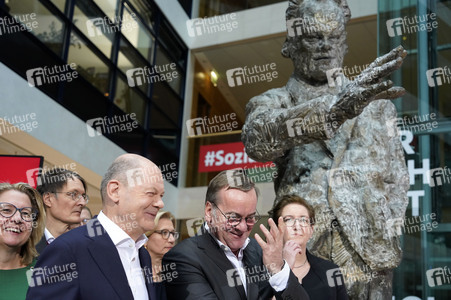 Pressekonferenz der SPD nach den Gremiensitzungen in Berlin