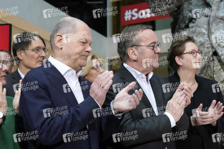 Pressekonferenz der SPD nach den Gremiensitzungen in Berlin