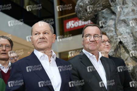 Pressekonferenz der SPD nach den Gremiensitzungen in Berlin