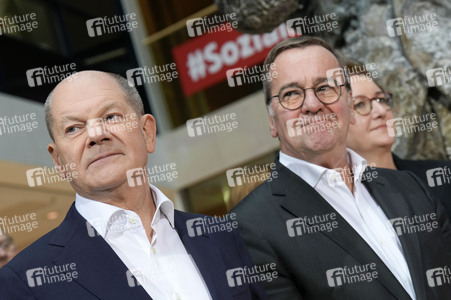 Pressekonferenz der SPD nach den Gremiensitzungen in Berlin