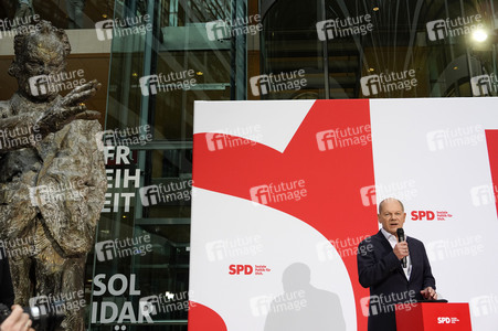 Pressekonferenz der SPD nach den Gremiensitzungen in Berlin