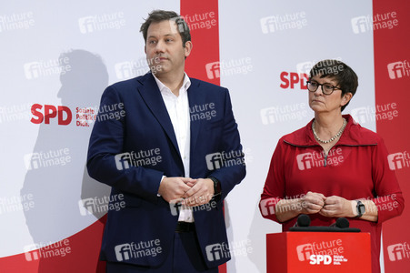 Pressekonferenz der SPD nach den Gremiensitzungen in Berlin