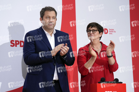 Pressekonferenz der SPD nach den Gremiensitzungen in Berlin