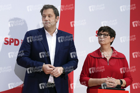 Pressekonferenz der SPD nach den Gremiensitzungen in Berlin