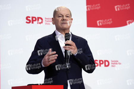 Pressekonferenz der SPD nach den Gremiensitzungen in Berlin