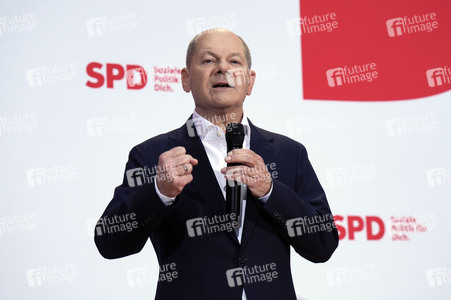 Pressekonferenz der SPD nach den Gremiensitzungen in Berlin