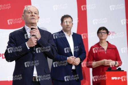 Pressekonferenz der SPD nach den Gremiensitzungen in Berlin