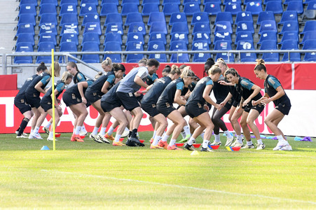 15.07.2024<br>Training  zum Fußball EM-Qualifikationsspiel der Damen in Hannover