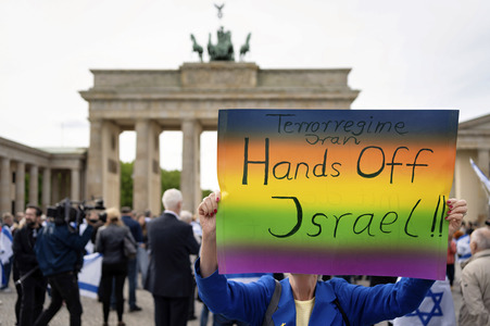 14.04.2024<br>Solidaritätsdemo für Israel in Berlin