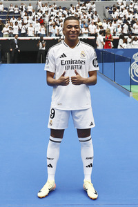 16.07.2024<br>Präsentation von Kylian Mbappé als neuer Spieler von Real Madrid