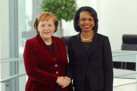 21.02.2007<br>Die US Außenministerin besucht Berlin