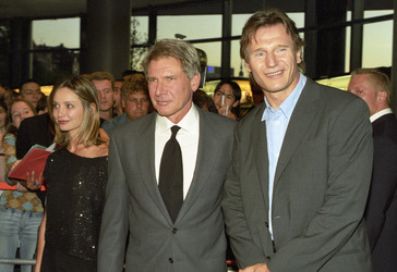 Calista Flockhart, Harrison Ford, Liam Neeson
