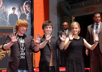 Rupert Grint, Daniel Radcliffe, Emma Watson