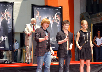 Johnny Grant, Rupert Grint, Daniel Radcliffe, Emma Watson