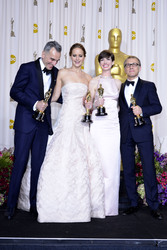 Daniel Day-Lewis, Jennifer Lawrence, Anne Hathaway, Christoph Waltz
