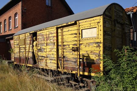 DOOR ART: Waggontür / Railway Wagon Door Bodypainting