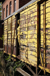 DOOR ART: Waggontür / Railway Wagon Door Bodypainting
