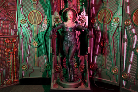 GEEK ART: Borg Queen Bodypainting