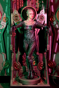 GEEK ART: Borg Queen Bodypainting