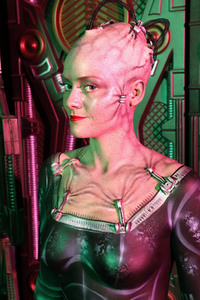 GEEK ART: Borg Queen Bodypainting