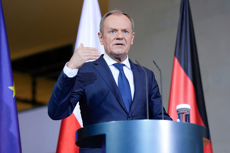 Empfang des Ministerpräsidenten der Republik Polen im Kanzleramt in Berlin