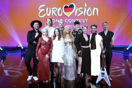 Probe zur TV-Show 'Eurovision Song Contest - das Deutsche Finale 2024' in Berlin