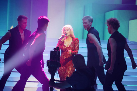 Probe zur TV-Show 'Eurovision Song Contest - das Deutsche Finale 2024' in Berlin