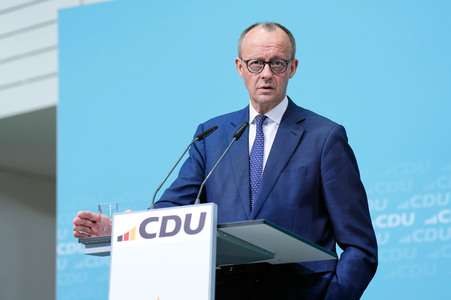 Pressekonferenz nach der Bundesvorstandssitzung der CDU in Berlin