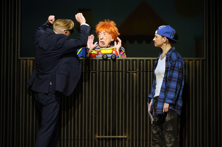 Theaterprobe 'Achtsam morden' in Berlin