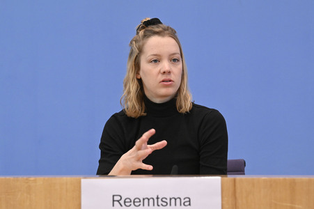 Bundespressekonferenz zum Klimageld in Berlin