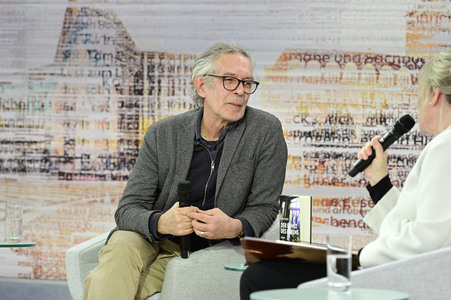 Ulrich Peltzer auf der Leipziger Buchmesse 2024